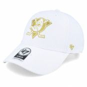 47 Brand - NHL Vit adjustable Keps - Anaheim Ducks Metallic Snap Mvp White/Gold Adjustable @ Hatstore