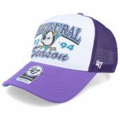 47 Brand - NHL Vit trucker Keps - Anaheim Ducks NHL Foam Champ Offside Dt White/Purple Trucker @ Hatstore