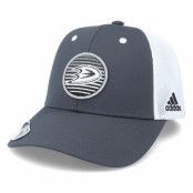 Adidas - NHL Grå trucker Keps - Anaheim Ducks Mesh Carbon/White Trucker @ Hatstore