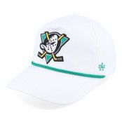 American Needle - NHL Vit adjustable Keps - Hatstore Exclusive x Anaheim Ducks Mighty Ducks Cappy White Adjustable @ Hatstore