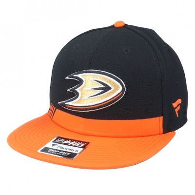 Fanatics - NHL Orange snapback Keps - Anaheim Ducks Locker Room Black Snapback @ Hatstore