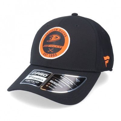 Fanatics - NHL Svart flexfit Keps - Anaheim Ducks Authentic Pro Training Flex Black Flexfit @ Hatstore