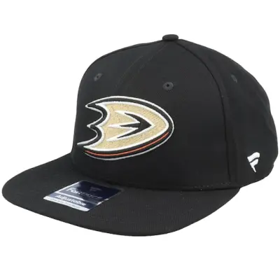 Fanatics - NHL Svart snapback Keps - Anaheim Ducks Core Black/Dark Orange Snapback @ Hatstore