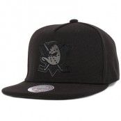 Mitchell & Ness - Anaheim Ducks Checks Black Snapback