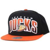 Keps Anaheim Ducks Double Bonus Snapback - Mitchell & Ness - Svart Snapback