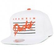 Mitchell & Ness - Anaheim Ducks Retro Script White Snapback