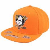 Mitchell&Ness - NBA Orange snapback Keps - Anaheim Ducks Vintage Hat Trick Orange Snapback @ Hatstore