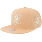 Mitchell&Ness - NHL Beige snapback Keps - Anaheim Ducks Chalk Dust Vintage Peach Snapback @ Hatstore