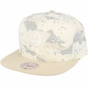 Mitchell&Ness - NHL Beige snapback Keps - Anaheim Ducks Space Camo White/Cream Snapback @ Hatstore