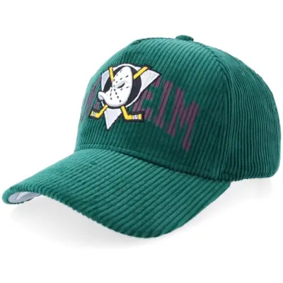 Mitchell&Ness - NHL Grön adjustable Keps - Anaheim Ducks Arch Stamp Pro Vintage Teal A-Frame Adjustable @ Hatstore