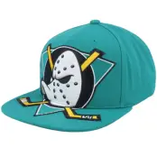 Mitchell&Ness - NHL Grön snapback Keps - Anaheim Ducks Xl Logo Vintage Teal Snapback @ Hatstore