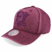 Mitchell&Ness - NHL Lila adjustable Keps - Anaheim Ducks Washed Out Tonal Pro Vintage Purple A-frame Adjustable @ Hatstore