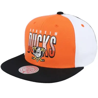 Mitchell&Ness - NHL Orange snapback Keps - Anaheim Ducks Billboard 2 Orange/Black Snapback @ Hatstore