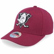 Mitchell&Ness - NHL Röd adjustable Keps - Anaheim Ducks Burgundy Adjustable @ Hatstore