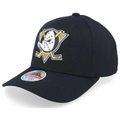 Mitchell&Ness - NHL Svart adjustable Keps - Anaheim Ducks Team Logo Cr Black Adjustable @ Hatstore