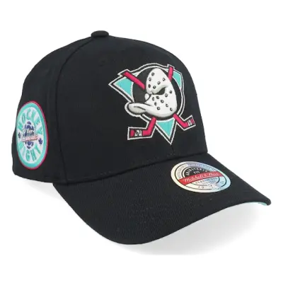 Mitchell&Ness - NHL Svart adjustable Keps - Hatstore Exclusive x Anaheim Ducks Hockey Night Black Adjustable @ Hatstore