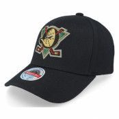 Mitchell&Ness - NHL Svart adjustable Keps - Hatstore Exclusive x Anaheim Ducks Luxe Logo NHL Black Adjustable @ Hatstore