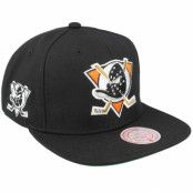 Mitchell&Ness - NHL Svart snapback Keps - Anaheim Ducks Alternate Flip Black Snapback @ Hatstore