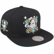 Mitchell&Ness - NHL Svart snapback Keps - Anaheim Ducks Gshadow Vintage Black Snapback @ Hatstore