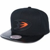 Mitchell&Ness - NHL Svart snapback Keps - Anaheim Ducks Patent 2T/Tonal Snapback @ Hatstore