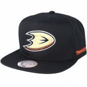 Mitchell&Ness - NHL Svart snapback Keps - Anaheim Ducks Riptop Honeycomb Black Snapback @ Hatstore