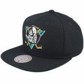 Mitchell&Ness - NHL Svart snapback Keps - Anaheim Ducks Shattered Vintage Black Snapback @ Hatstore