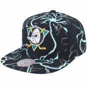 Mitchell&Ness - NHL Svart snapback Keps - Anaheim Ducks Storm Season Vintage Black Snapback @ Hatstore