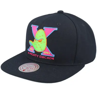 Mitchell&Ness - NHL Svart snapback Keps - Anaheim Ducks Summer Nights Vintage Black Snapback @ Hatstore