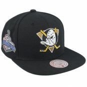 Mitchell&Ness - NHL Svart snapback Keps - Anaheim Ducks Top Spot Black Snapback @ Hatstore