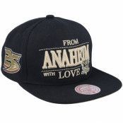 Mitchell&Ness - NHL Svart snapback Keps - Anaheim Ducks With Love Black Snapback @ Hatstore