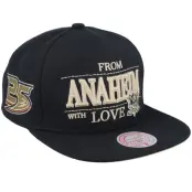 Mitchell&Ness - NHL Svart snapback Keps - Anaheim Ducks With Love Black Snapback @ Hatstore