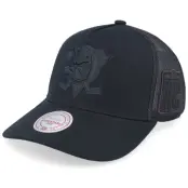 Mitchell&Ness - NHL Svart trucker Keps - Hatstore Exclusive x Anaheim Ducks Black A-frame Trucker @ Hatstore