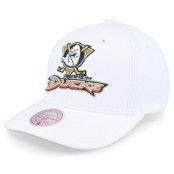 Mitchell&Ness - NHL Vit adjustable Keps - Anaheim Ducks All In Pro White Adjustable @ Hatstore