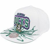 Mitchell&Ness - NHL Vit snapback Keps - Anaheim Ducks Aftershock Vintage White Snapback @ Hatstore