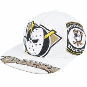 Mitchell&Ness - NHL Vit snapback Keps - Anaheim Ducks In Your Face Deadstock White Snapback @ Hatstore