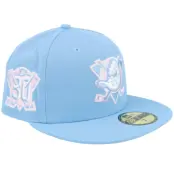 New Era - NHL Blå fitted Keps - Anaheim Ducks 30 59FIFTY Sky Blue/Pink 30 Fitted @ Hatstore