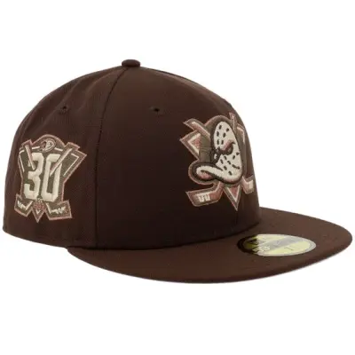 New Era - NHL Brun fitted Keps - Hatstore Exclusive x Anaheim Ducks 59FIFTY 30 Burnt Fitted @ Hatstore