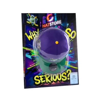 New Era - NHL Lila adjustable Keps - Hatstore Exclusive x Anaheim Ducks  9FORTY Purple/Kelly 30 A-frame Adjustable @ Hatstore