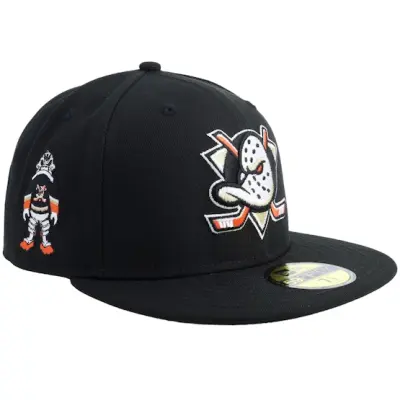 New Era - NHL Svart fitted Keps - Hatstore Exclusive x Anaheim Ducks 59FIFTY Black Fitted @ Hatstore