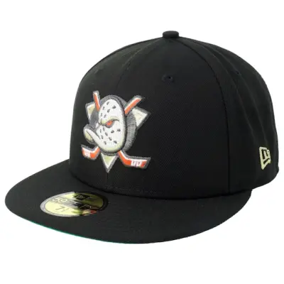 New Era - NHL Svart fitted Keps - Hatstore Exclusive x Anaheim Ducks 59FIFTY Black Fitted @ Hatstore