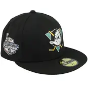 New Era - NHL Svart fitted Keps - Hatstore Exclusive x Anaheim Ducks 59FIFTY Stanley Cup Champions 07 Black Fitted @ Hatstore