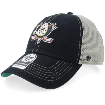 New Era - NHL Svart trucker Keps - Anaheim Ducks Trawler 47 Clean Up Cap Black Trucker @ Hatstore