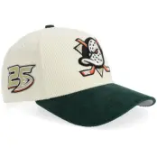 New Era - NHL Vit adjustable Keps - Kids Hatstore Exclusive x Anaheim Ducks 9FORTY 25 Corduroy Chrome/Dark Green A-Frame Adjustable @ Hatstore