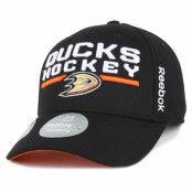 Reebok - NHL Svart flexfit Keps - Anaheim Ducks Locker Room 3 Flexfit @ Hatstore