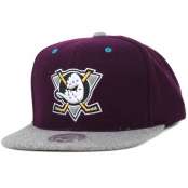 Mitchell & Ness - Anaheim Ducks Heather Melton Strapback