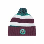 Mitchell&Ness - NHL Lila pom Beanie - Anaheim Ducks Snow Day Knit Vintage Purple Pom @ Hatstore