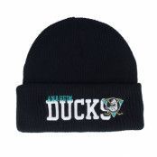 Mitchell&Ness - NHL Svart cuff Beanie - Anaheim Ducks Billboard Knit Vintage Black Cuff @ Hatstore