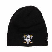 New Era - NHL Svart cuff Beanie - Anaheim Ducks Basic Cuff Black Knit @ Hatstore