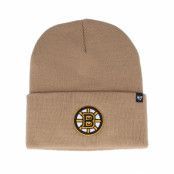 47 Brand - NHL Beige cuff Beanie - Boston Bruins Haymaker Knit Khaki Cuff @ Hatstore