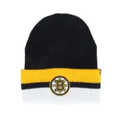 47 Brand - NHL Svart cuff Beanie - Boston Bruins NHL Split Cuff 47 Knit Bru Black Cuff @ Hatstore